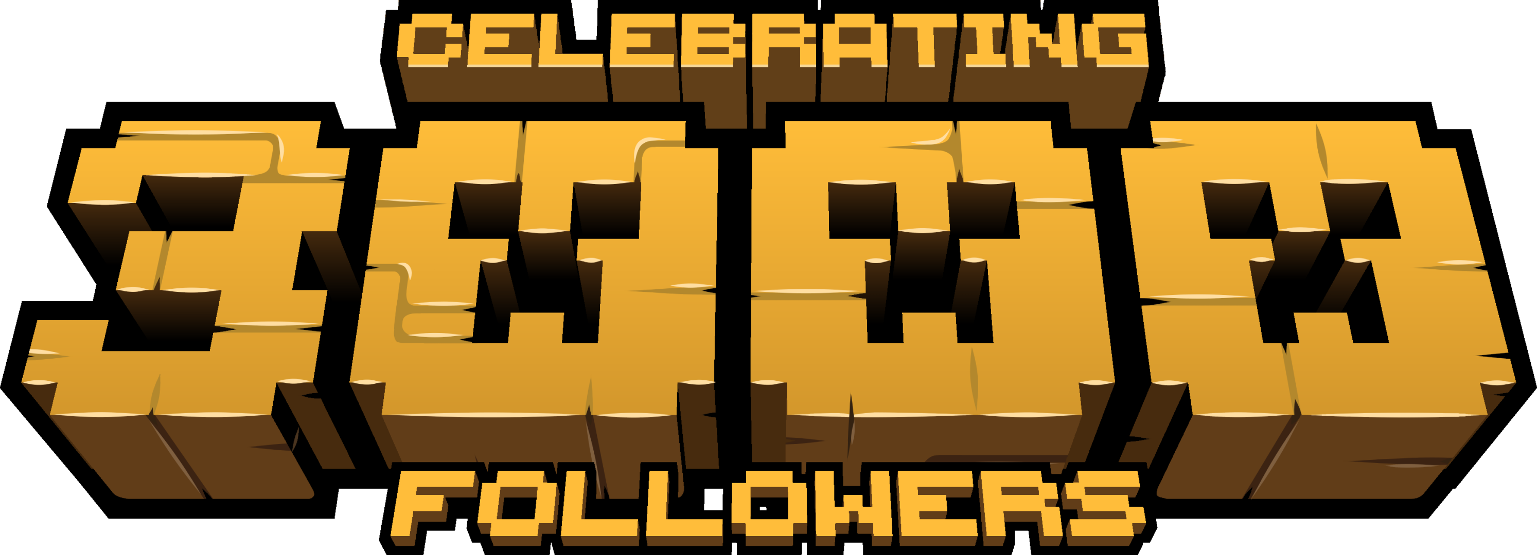 3000 followers logo